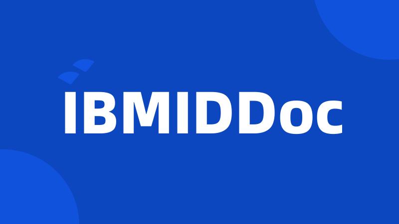 IBMIDDoc