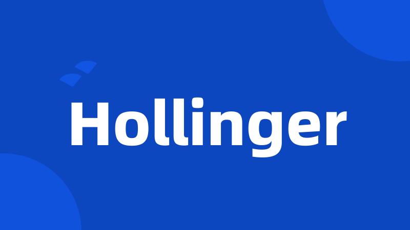 Hollinger