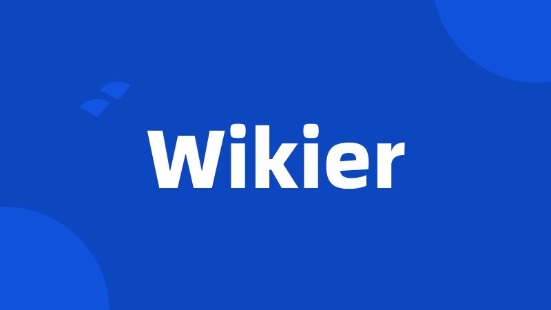 Wikier