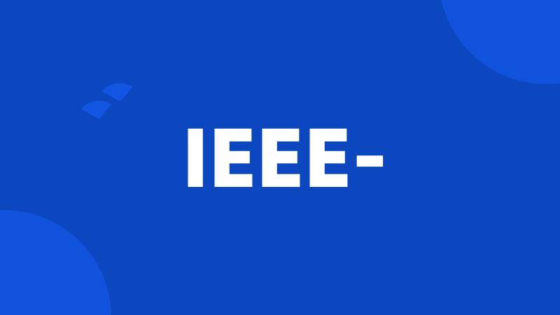 IEEE-
