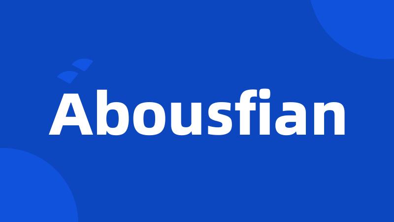 Abousfian