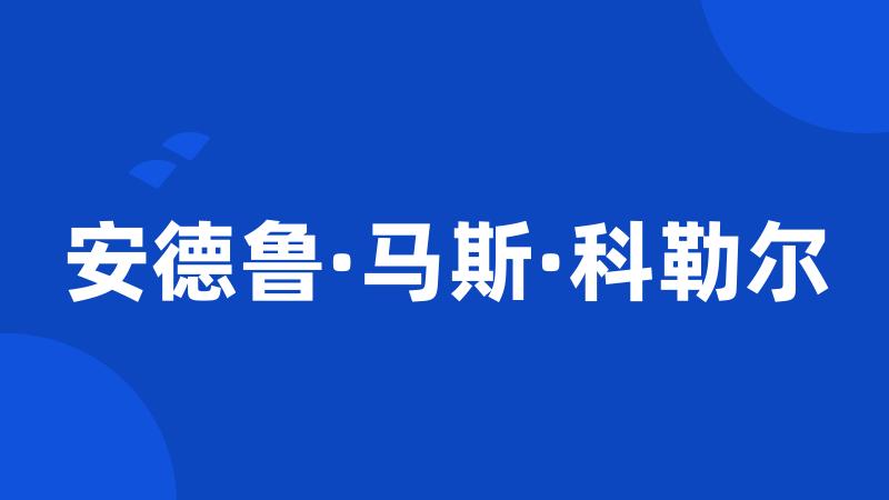 安德鲁·马斯·科勒尔