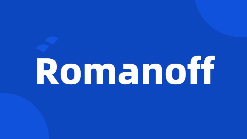 Romanoff