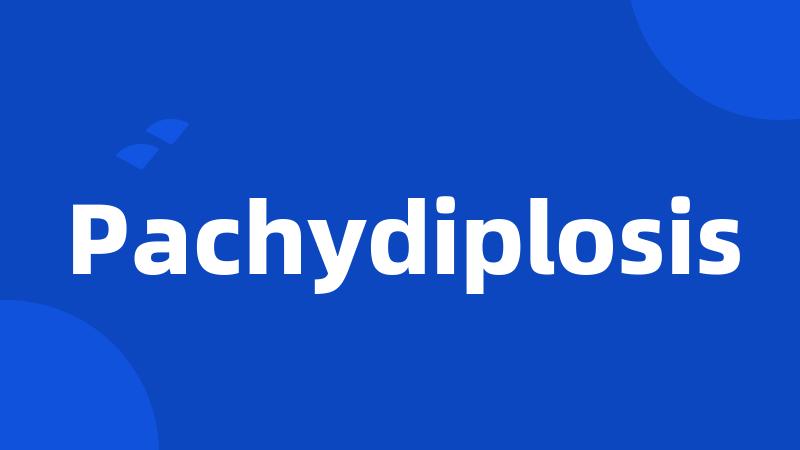 Pachydiplosis