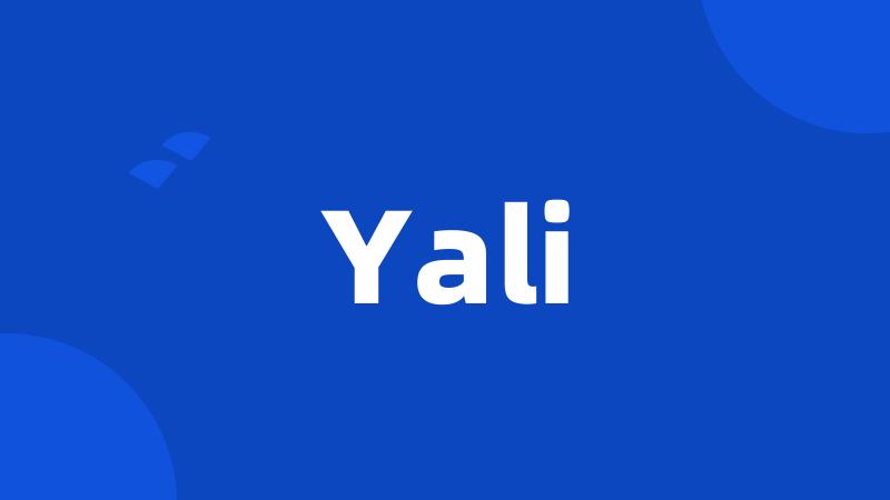 Yali