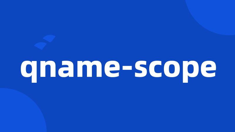 qname-scope