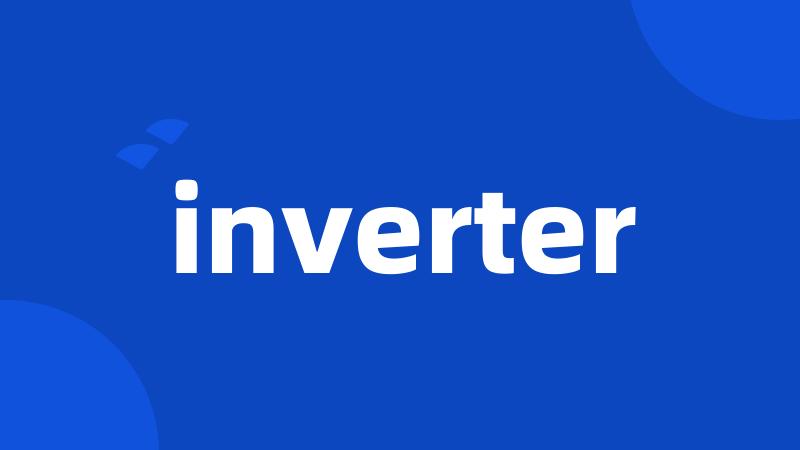 inverter