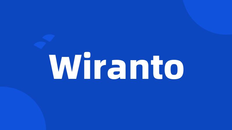 Wiranto