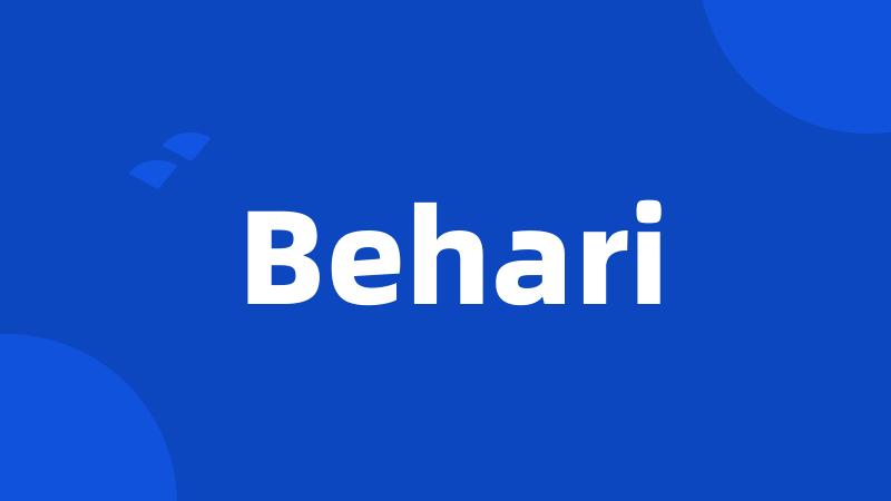 Behari