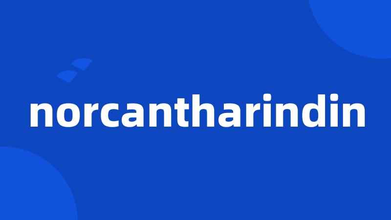 norcantharindin