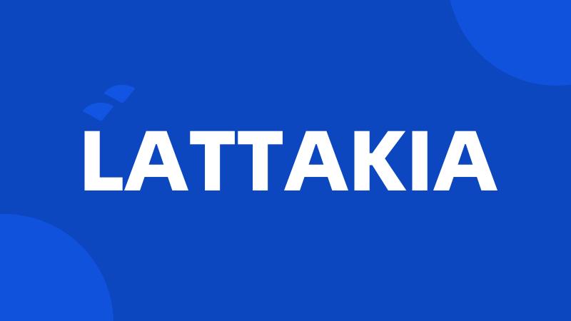 LATTAKIA