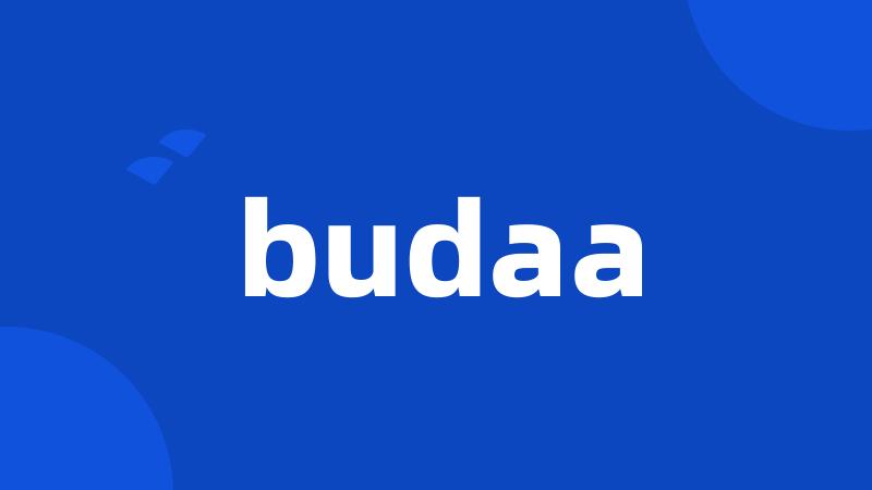 budaa