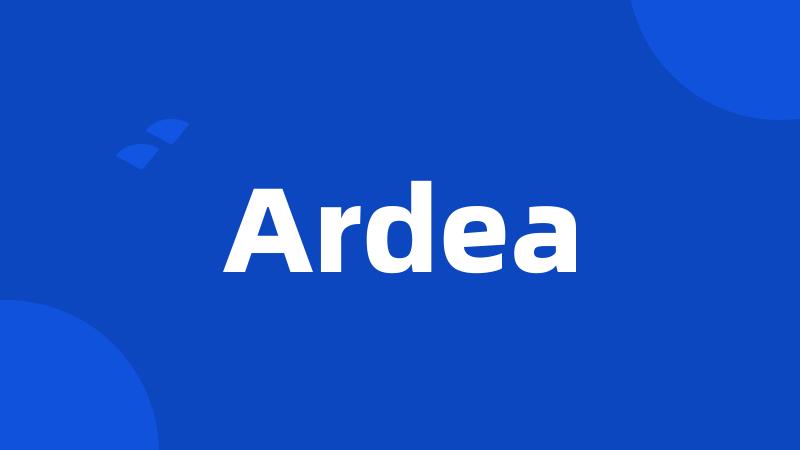 Ardea