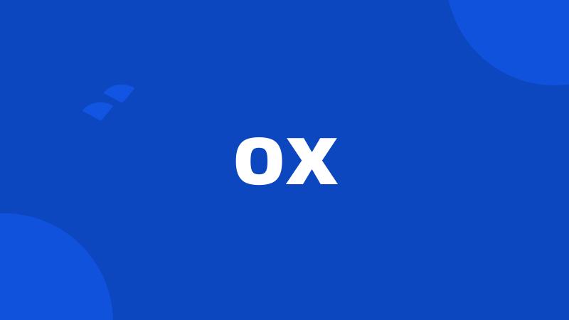 ox