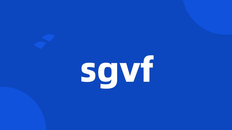 sgvf