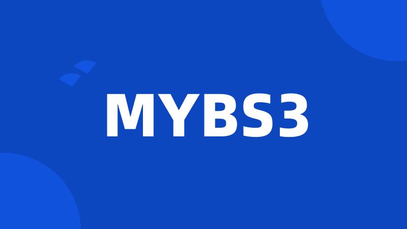 MYBS3