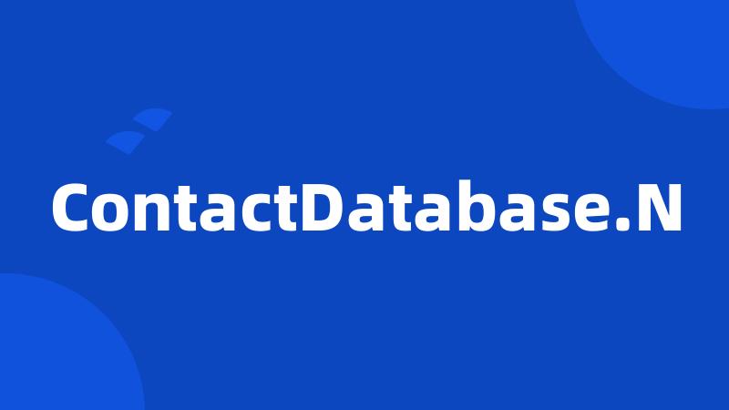 ContactDatabase.N