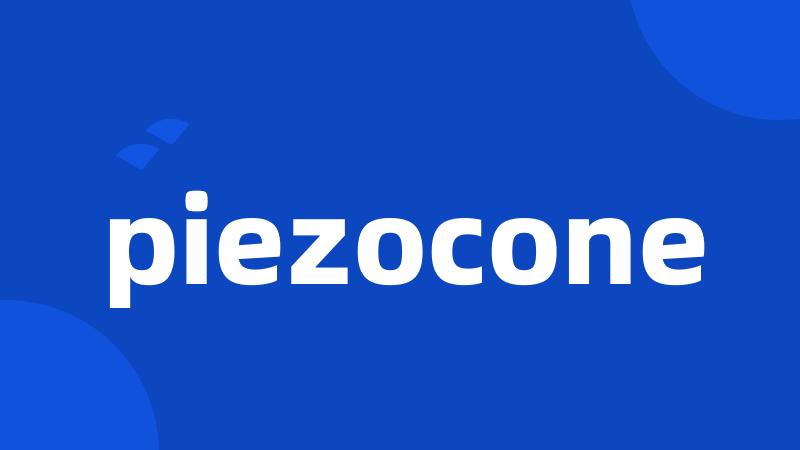 piezocone