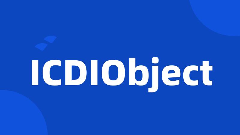 ICDIObject