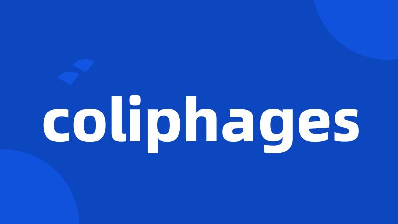 coliphages