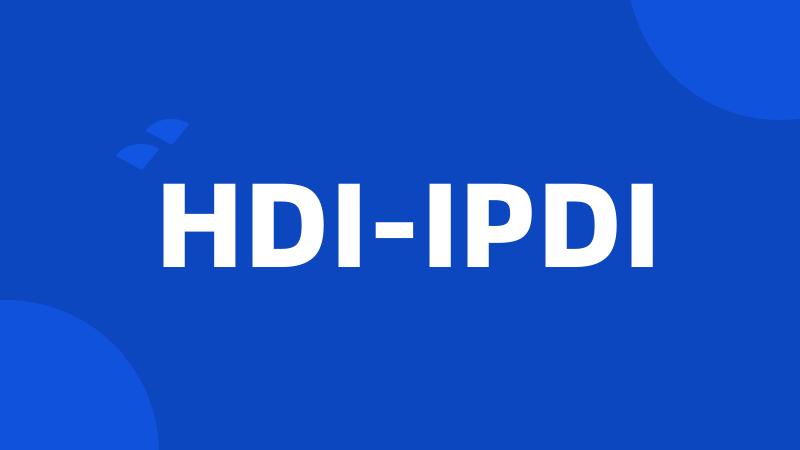 HDI-IPDI