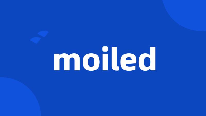 moiled