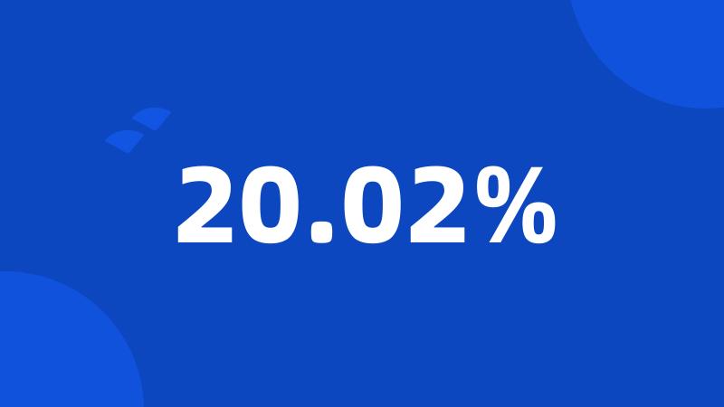 20.02%