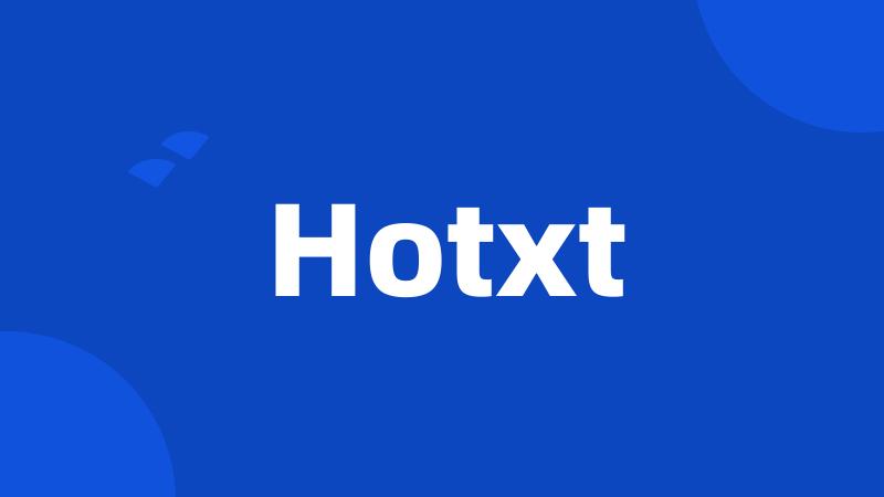 Hotxt