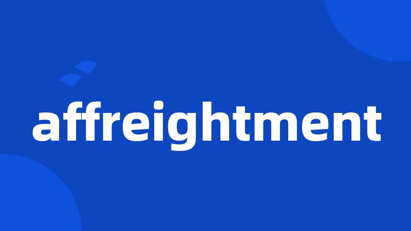 affreightment