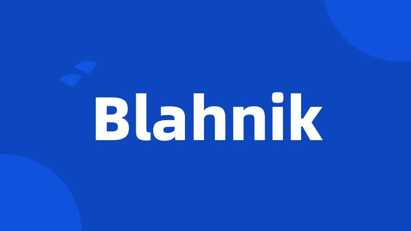 Blahnik