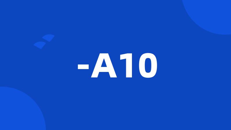 -A10