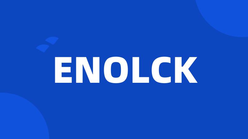 ENOLCK