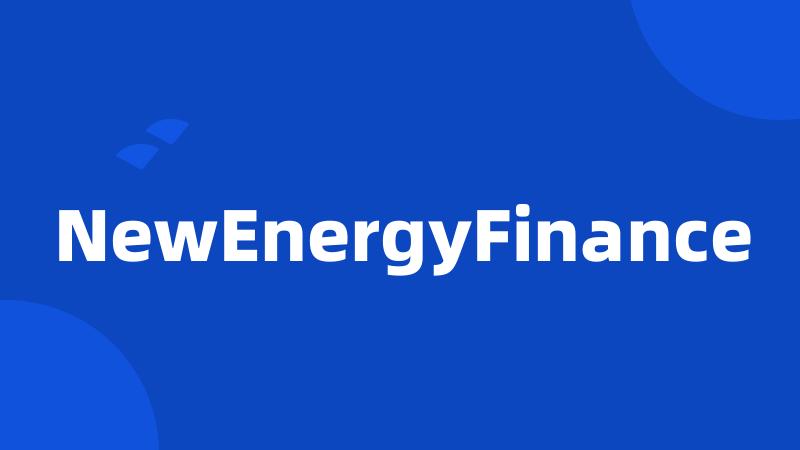 NewEnergyFinance