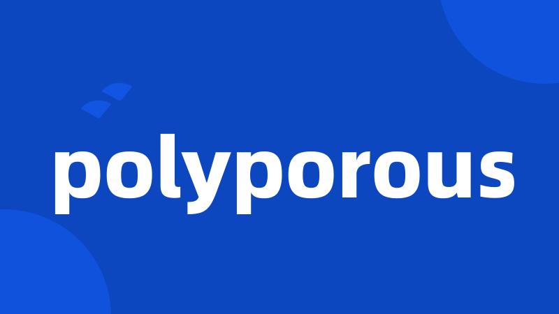 polyporous