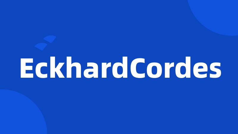 EckhardCordes