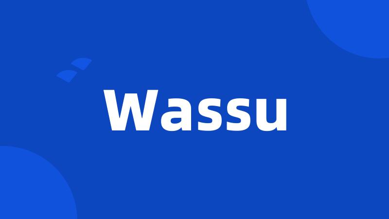 Wassu