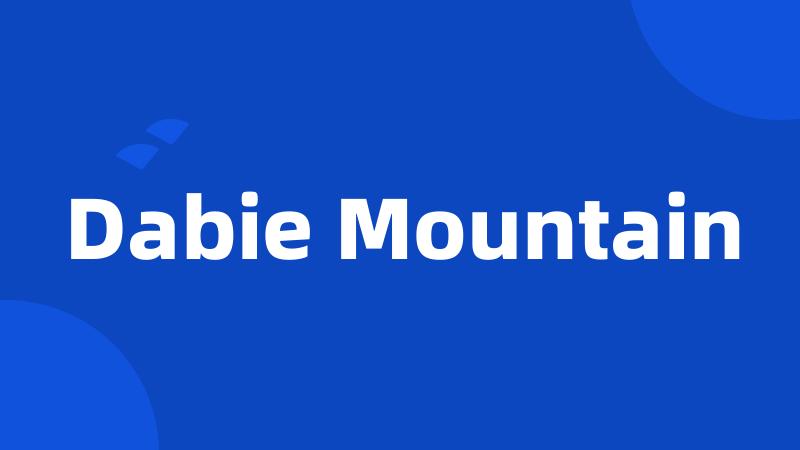 Dabie Mountain