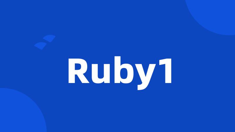 Ruby1