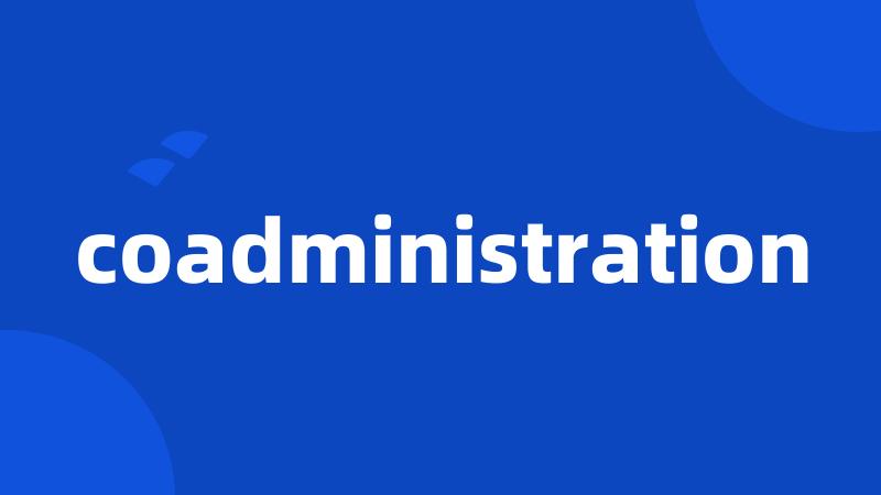 coadministration