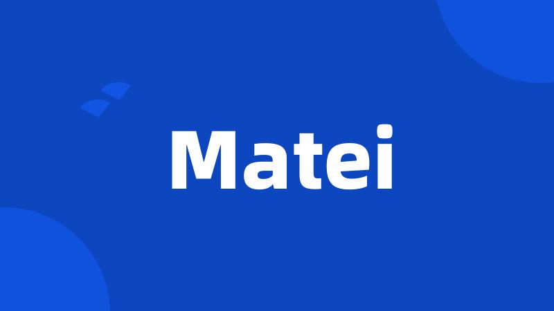 Matei