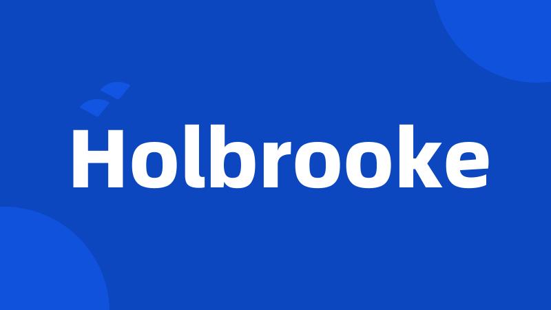 Holbrooke