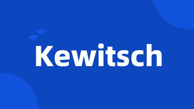 Kewitsch