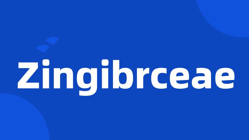 Zingibrceae