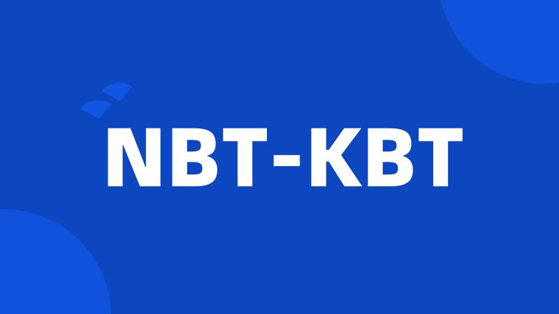 NBT-KBT