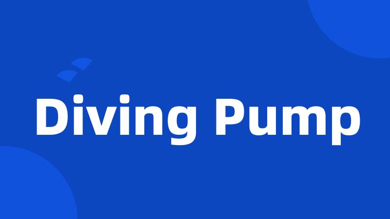 Diving Pump