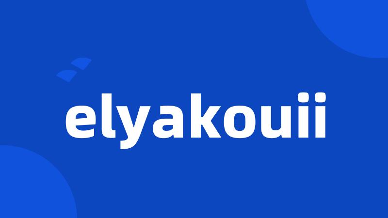 elyakouii