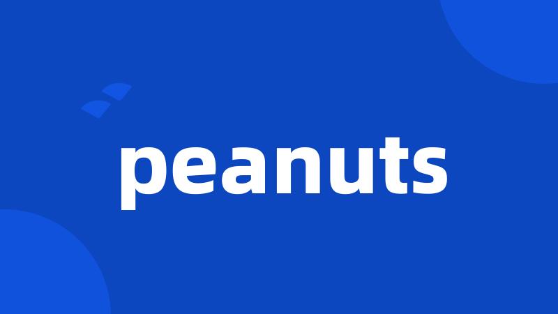 peanuts