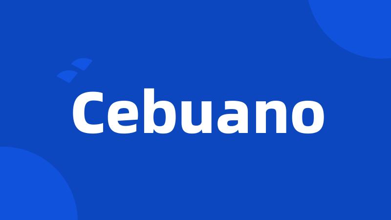 Cebuano