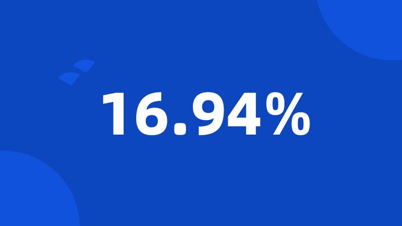 16.94%