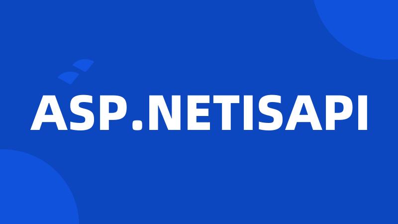 ASP.NETISAPI